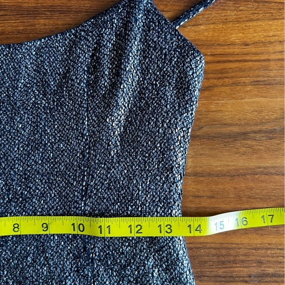 Hutch Silver Metallic Malia Gown size 4 - Picture 15 of 16